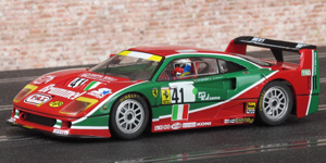 Slot.it KF02C Ferrari F40 - #41 Brummel. 18th place, Le Mans 24 Hours 1995. Gary Ayles / Massimo Monti / Fabio Mancini - 01