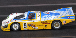 Slot.it SICA02E Porsche 956 - #9 Babycresci. 5th place, Le Mans 24hrs 1986. Jürgen Lässig / Fulvio Ballabio / Dudley Wood - 06