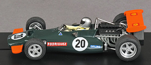 Policar CAR08C BRM P153 - No.20 Pedro Rodriguez, 9th place, South African Grand Prix 1970. Owen Racing Organisation
