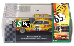 SRC 003 02 Ford Capri 2600 RS - #65 Ripolin. Ford Deutschland, DNF, Tour de France Automobile 1972. Gérard Larrousse, Johnny Rives - 12