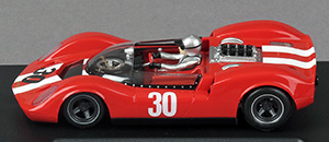 Thunderslot CA00405S/W McLaren Elva Mk1 - #30. Winner, 1965 Aspern over 2-litre sportscars. ÖASC: Charles Vögele